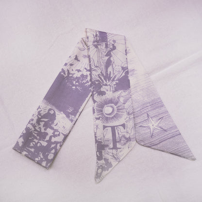 26 Letters Silk Scarf for Berkin Kelli Lindi Bag Charm | Women's Scarves and Silk Accessories - 2 Pcs