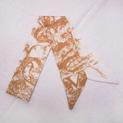 26 Letters Silk Scarf for Berkin Kelli Lindi Bag Charm | Women's Scarves and Silk Accessories - 2 Pcs