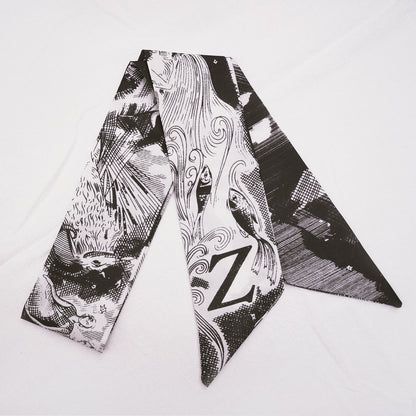 26 Letters Silk Scarf for Berkin Kelli Lindi Bag Charm | Women's Scarves and Silk Accessories - 2 Pcs