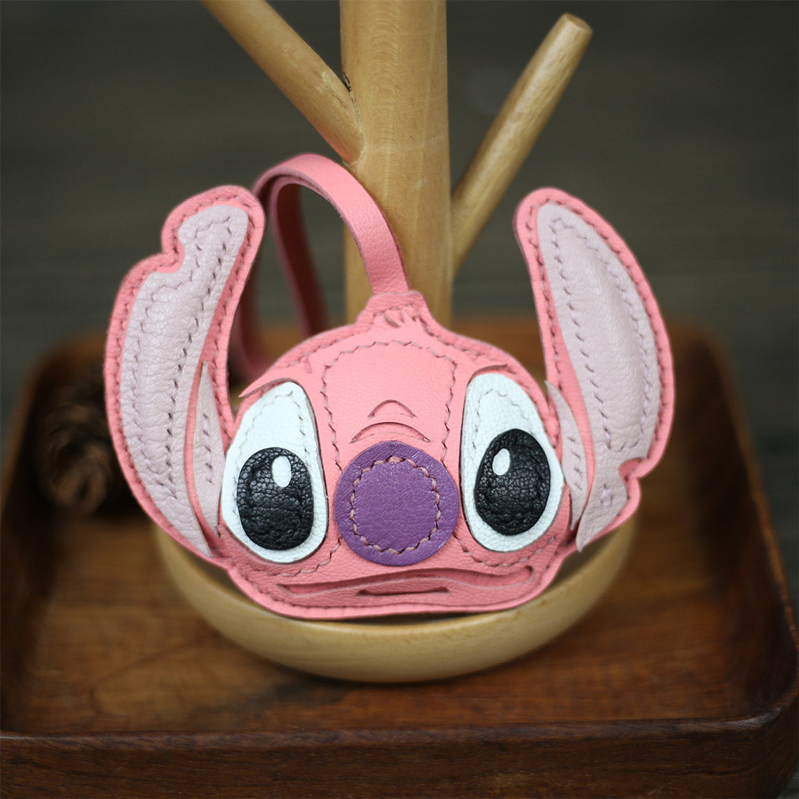 HANDSEWGIFT Leather Stitch & Angel Keychain DIY Kit