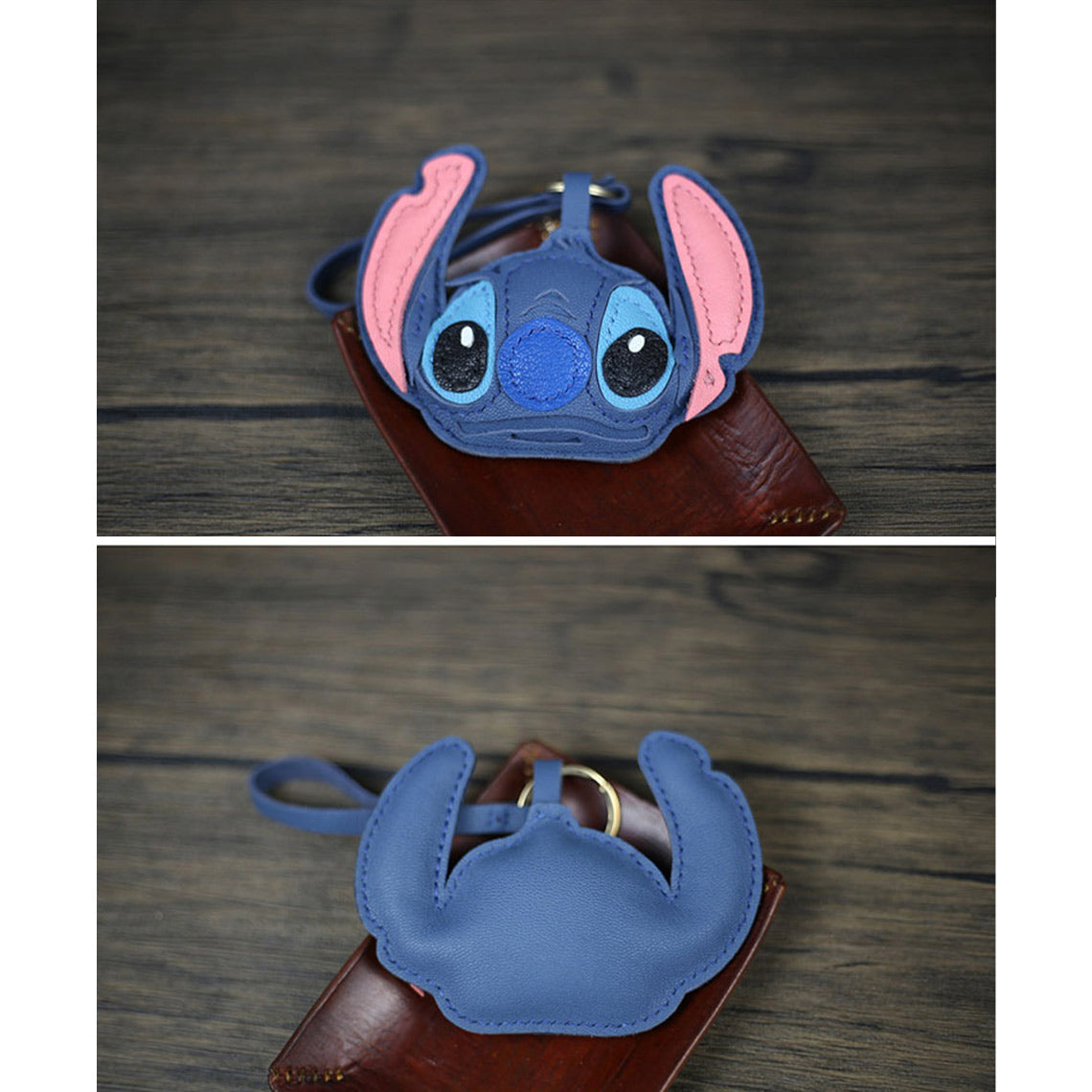 HANDSEWGIFT Leather Stitch & Angel Keychain DIY Kit