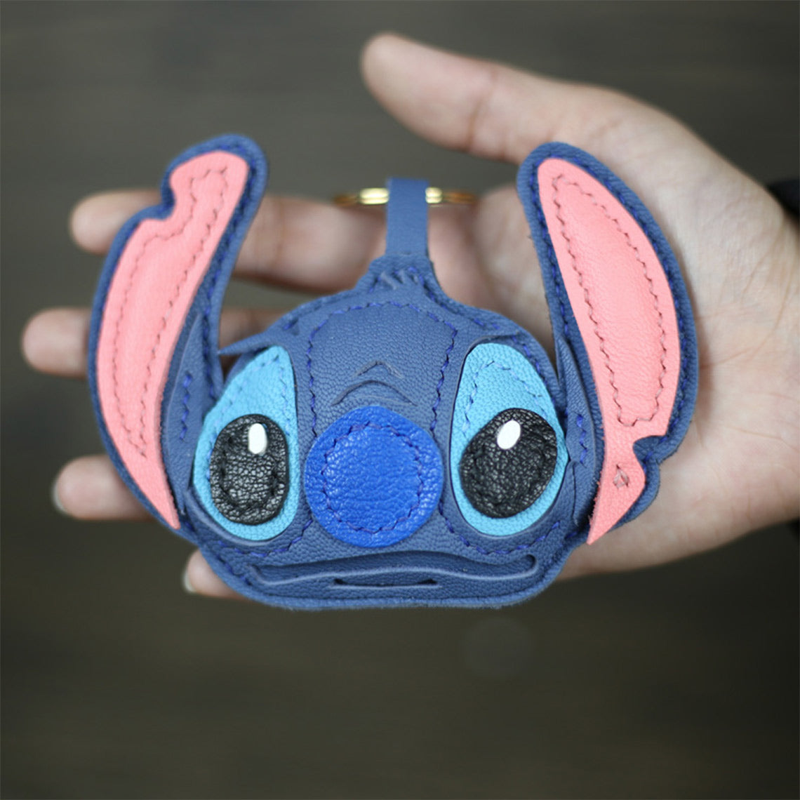 HANDSEWGIFT Leather Stitch & Angel Keychain DIY Kit