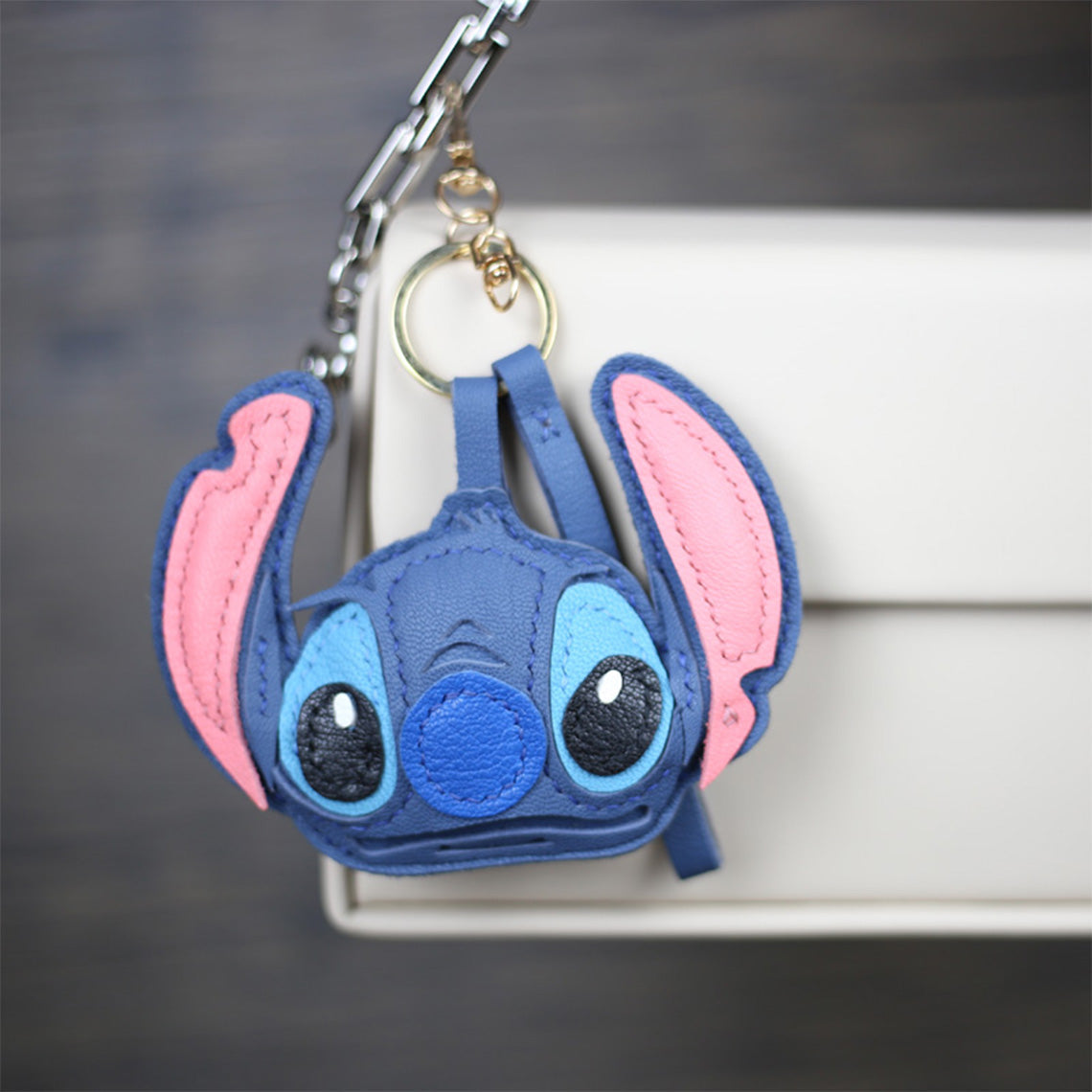 HANDSEWGIFT Leather Stitch & Angel Keychain DIY Kit