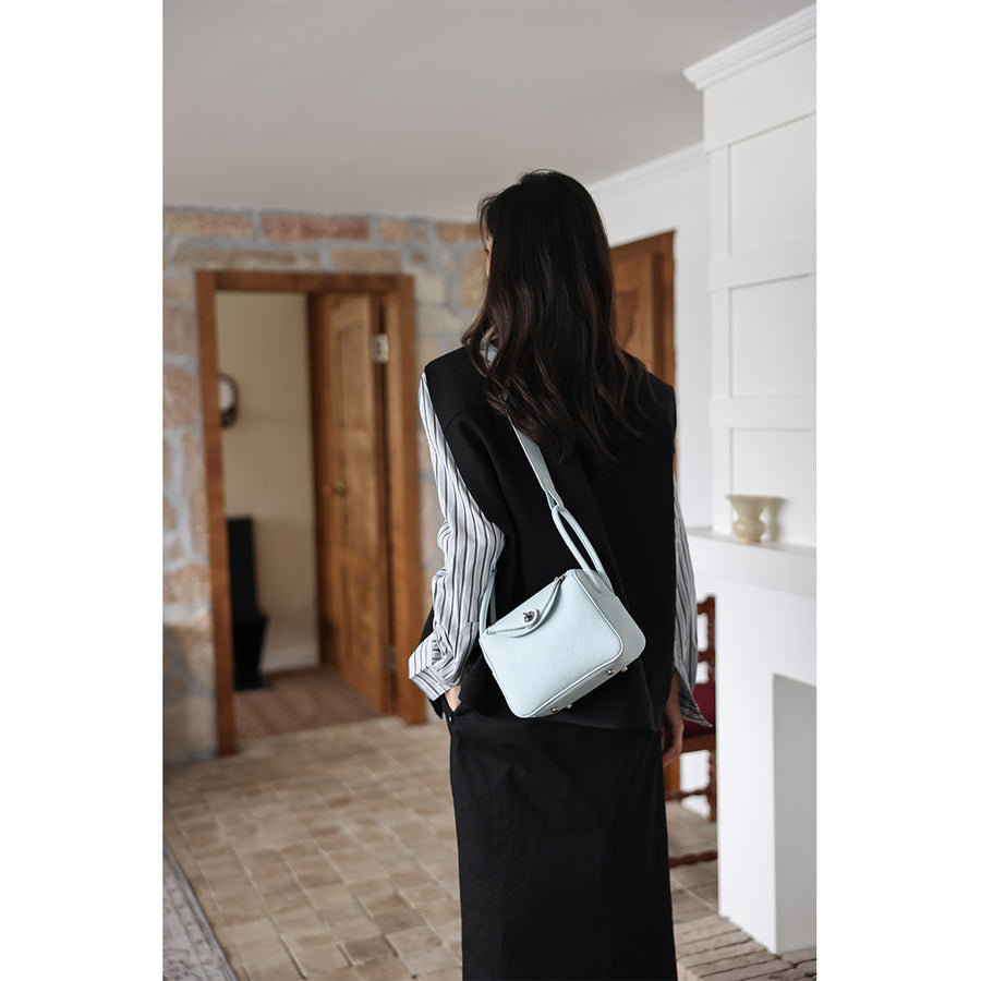 HANDSEWGIFT Top Grain Leather Lindi Handbag DIY Kit