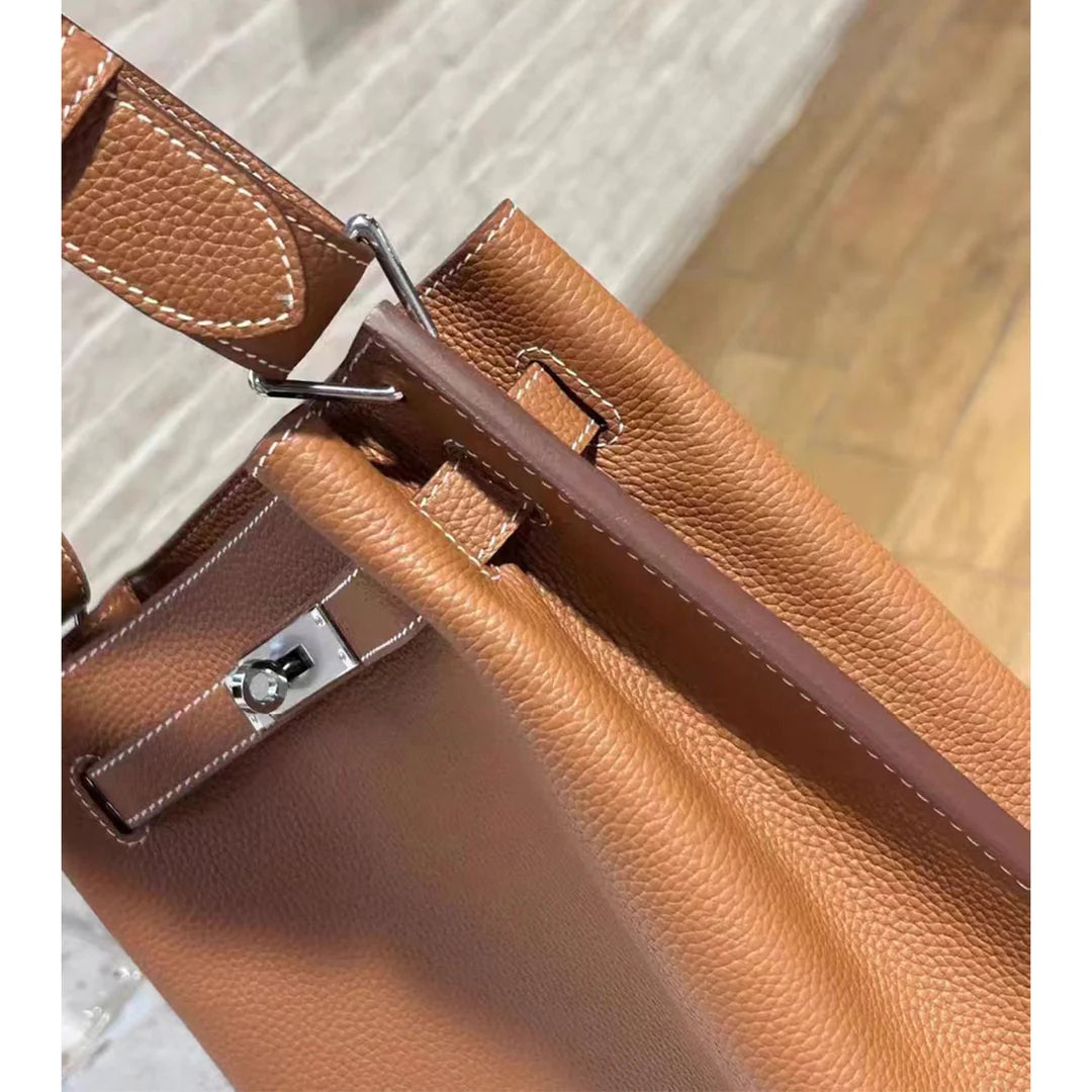 Inspired So Kelli Bucket Bag Top Grain Leather Shoulder Bag