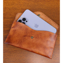 Load image into Gallery viewer, Vegetable Tanned Leather Envelope Wallet
