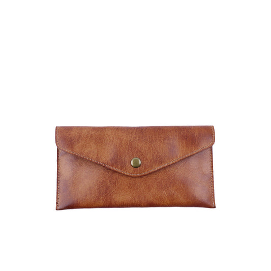 Vegetable Tanned Leather Envelope Wallet
