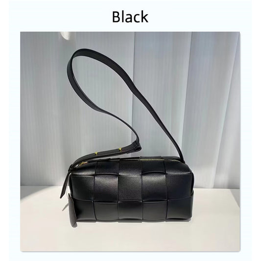 Leather Woven Bag Women Hobo Bag