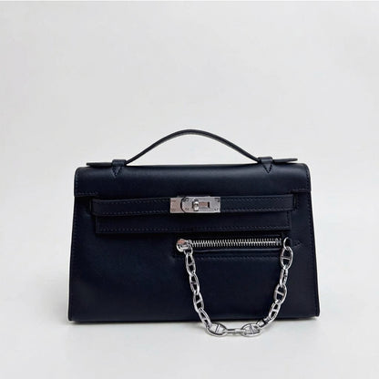 Swift Leather Pochette Rock Handbag Woman Shoulder Bag