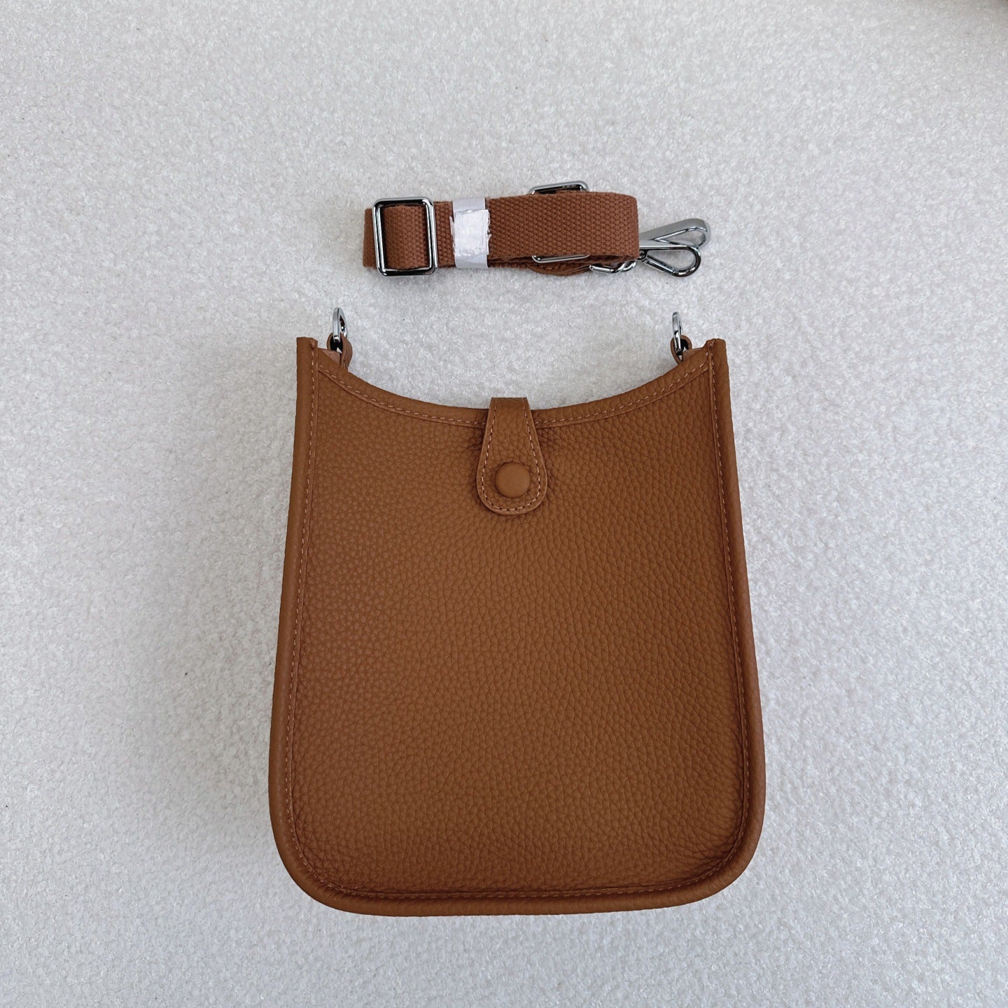 Top Grain Leather Inspired Eveline Crossbody Bag 25cm