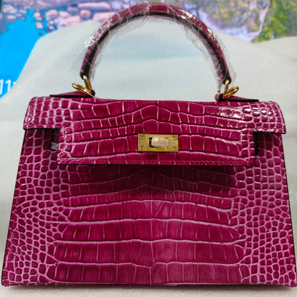 Crocodile Pattern Inspired Kelli Bag New Colors Handbags for Woman