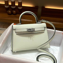 Load image into Gallery viewer, Top Grain Leather Inspired Mini Kelli 19, 22 Handbag New Colors
