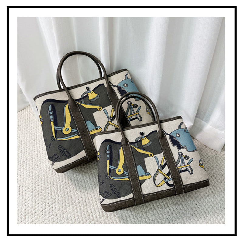 Inspired Garden Party Painted Handbag