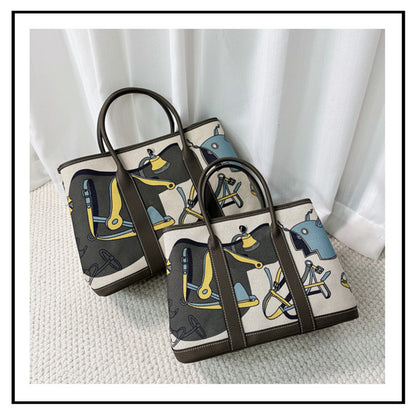 Inspired Garden Party Painted Handbag