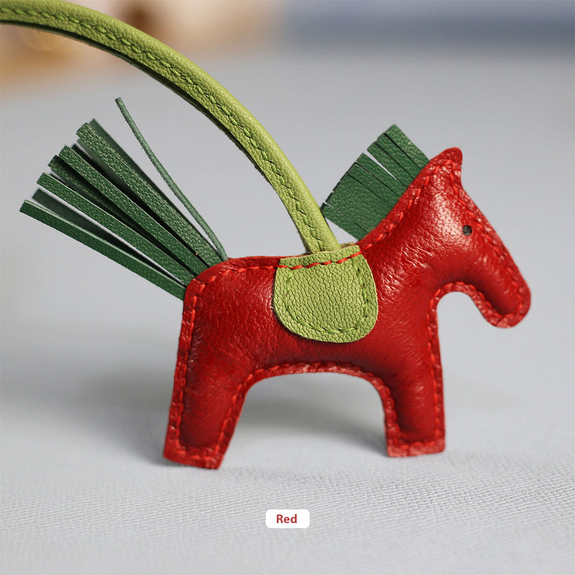 HANDSEWGIFT Horse Bag Charm Sheep Leather DIY Kit