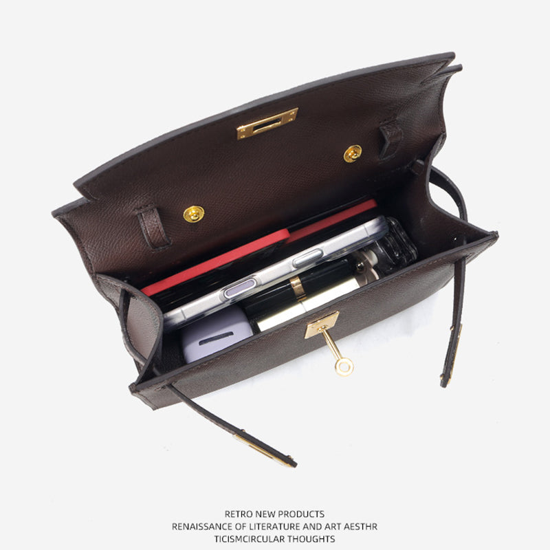 Epsom Leather Handbag Pochette Woman Shoulder Bag New Colors