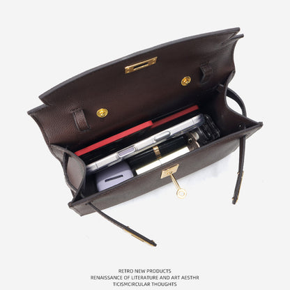 Epsom Leather Handbag Pochette Woman Shoulder Bag New Colors