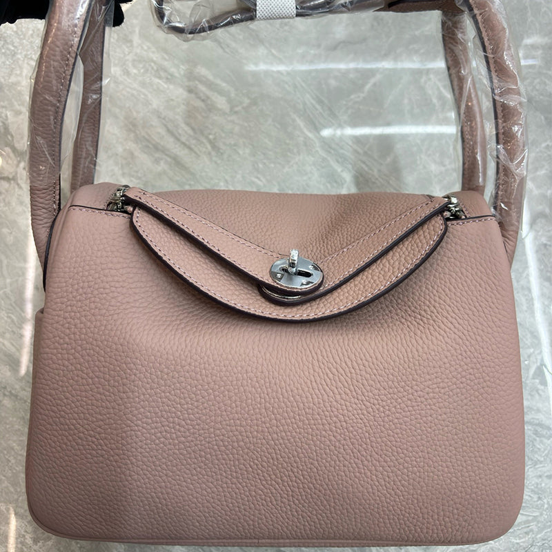 Inspired Lindi Bag Silver Hardware 16 Colors | Genuine Togo Leather Shoulder Bag