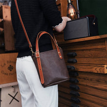 画像をギャラリービューアに読み込む, DIY Leather Handbag Kit in Genuine Leather | Easy DIY Handcrafted Mini Tote Bag with Adjustable Strap - POPSEWING™
