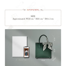 Load image into Gallery viewer, DIY Leather Tote Bag Making Kit | Handsewn Tote Bag Size - POPSEWING™
