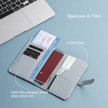 Load image into Gallery viewer, Spacious Passport Wallet Passport Holder for Men and Women
