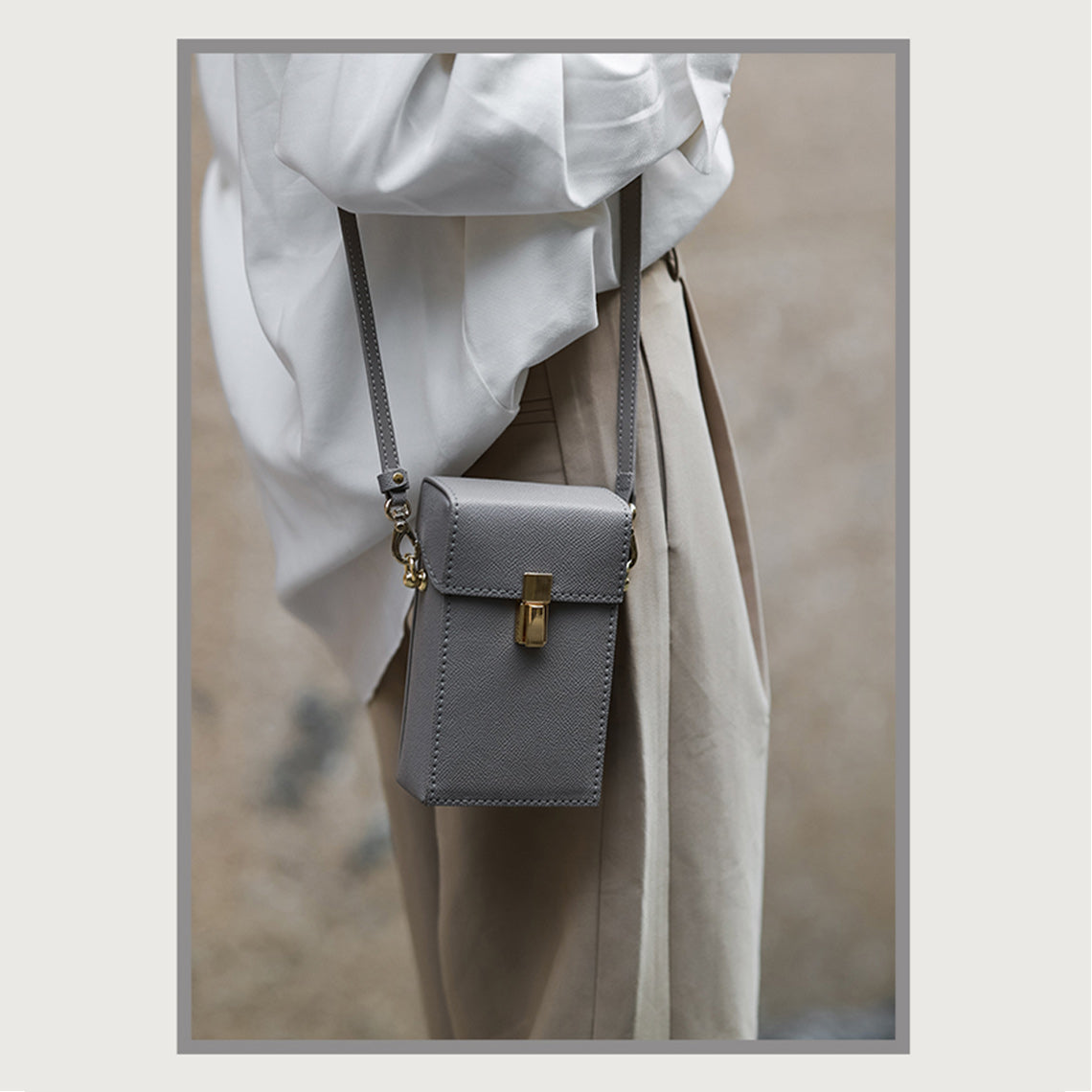 HANDSEWGIFT Leather Phone Bag DIY Kit