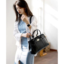 Load image into Gallery viewer, HANDSEWGIFT Leather Women Work Tote Bag DIY Kit
