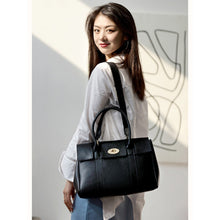 Load image into Gallery viewer, HANDSEWGIFT Leather Women Work Tote Bag DIY Kit
