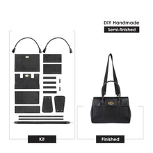 Load image into Gallery viewer, HANDSEWGIFT Leather Women Work Tote Bag DIY Kit
