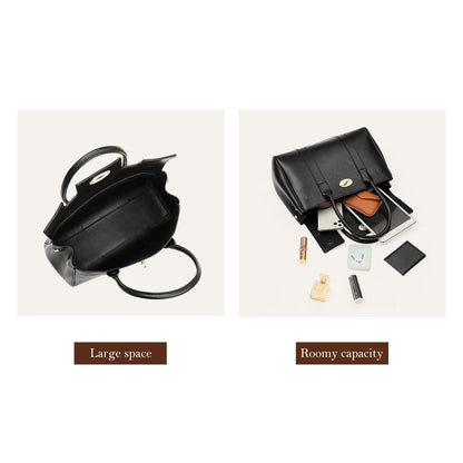HANDSEWGIFT Leather Women Work Tote Bag DIY Kit