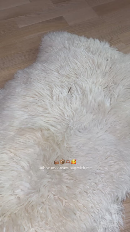 Top Grain Leather Inspired Croc Flap Berkin Bag