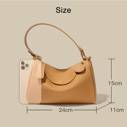 Top Grain Leather Pillow Bag Woman Shoulder Bag