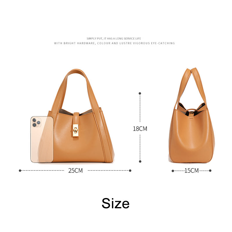 Clearance Sale | Leather Handbag for Woman with Detachable and Adjustable Strap