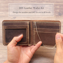 画像をギャラリービューアに読み込む, DIY Leather Wallet Kit | Easy DIY Leather/Sewing Projects for Beginners | POPSEWING™
