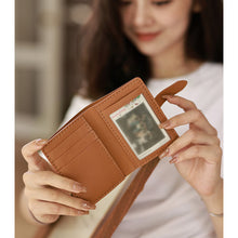 Load image into Gallery viewer, Handmade Leather Bifold Wallet Brown - POPSEWING™
