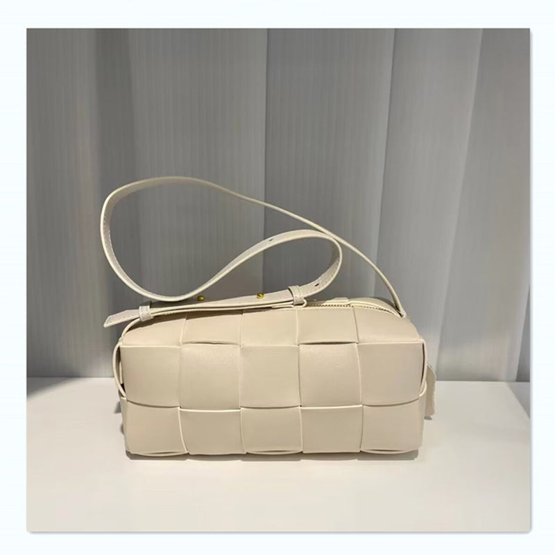 Leather Woven Bag Women Hobo Bag