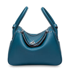 Load image into Gallery viewer, Top Grain Leather Inspired Lindy Bag Silver Hardware
