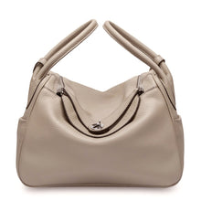 Load image into Gallery viewer, Top Grain Leather Inspired Lindy Bag Silver Hardware
