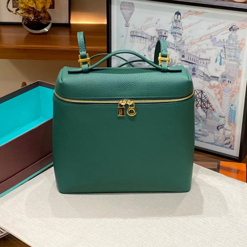 Top Grain Leather Inspired Extra Pocket Backpack LP 23.5 Bag