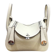 Load image into Gallery viewer, Top Grain Leather Inspired Lindy Bag Silver Hardware
