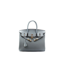 Load image into Gallery viewer, Luxury Handbag | Inspired Birkin Style Handbag in Blue | POPSEWING™
