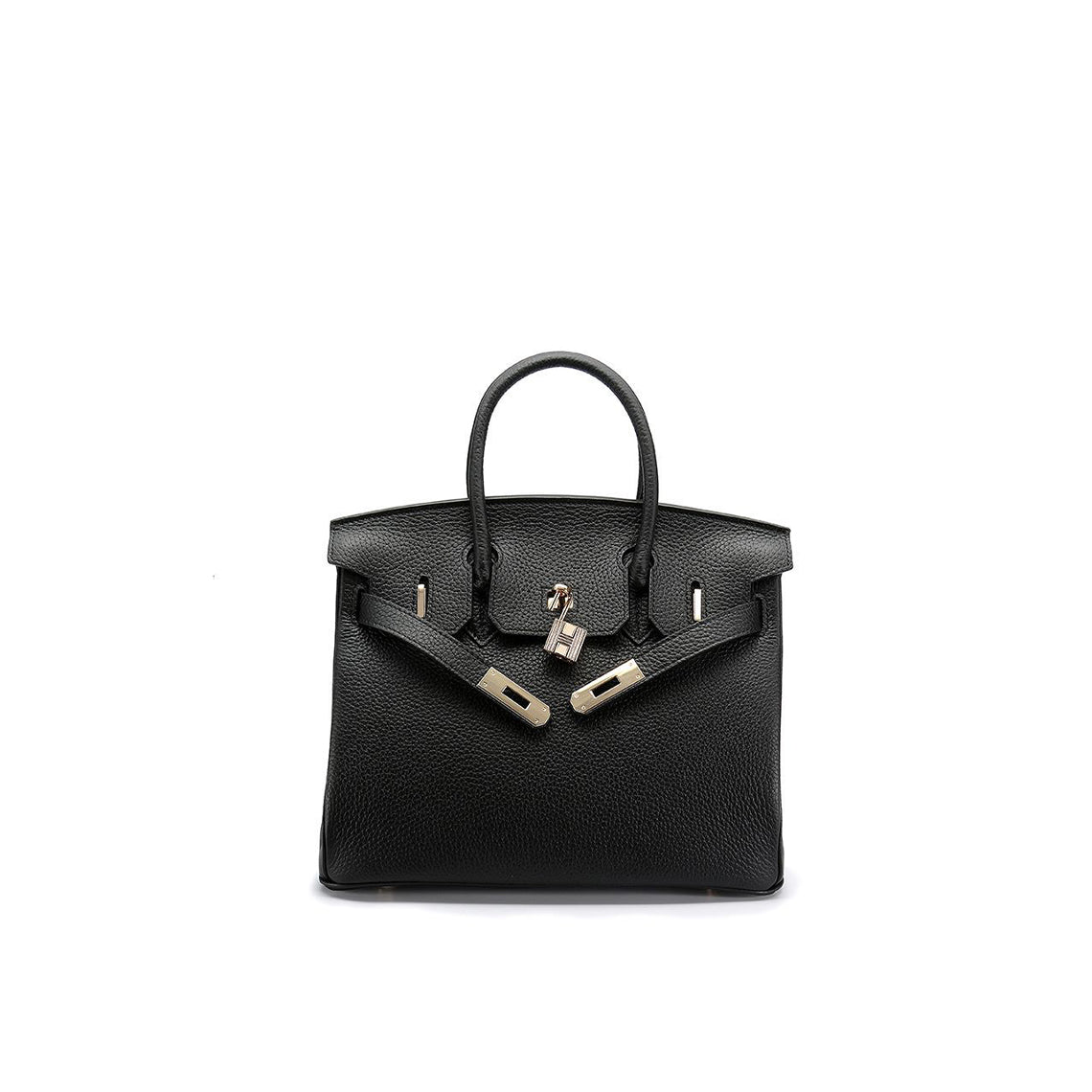 Black Leather Handbag | Designer Luxury Bag