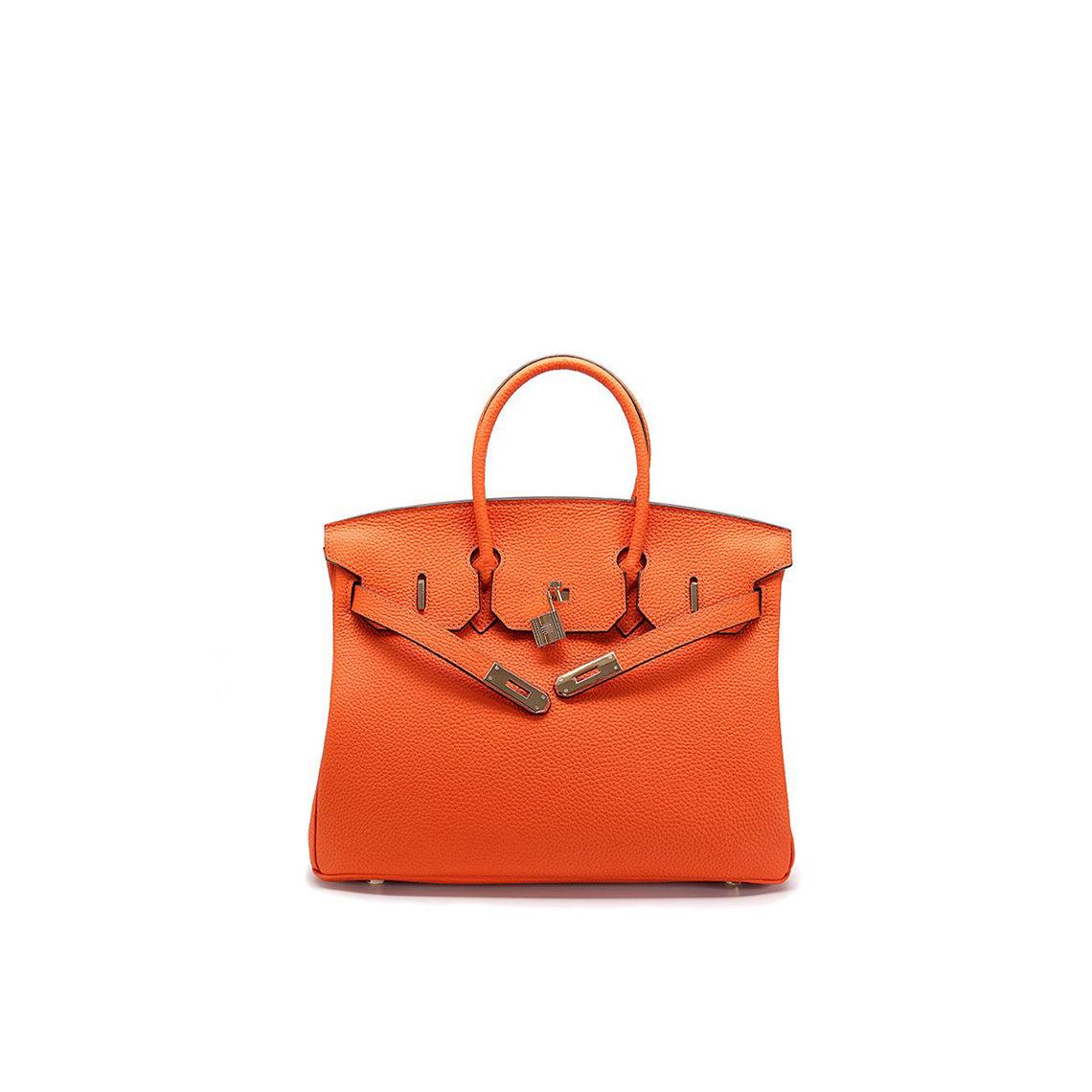 Orange Leather Bag | Luxury Handbags for Women