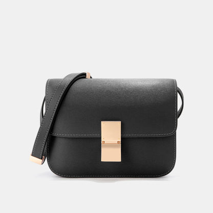 Textured Leather Inspired Tofu Box Bag