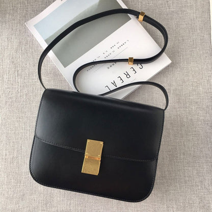Textured Leather Inspired Tofu Box Bag