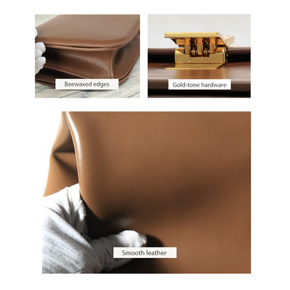 Textured Leather Inspired Tofu Box Bag