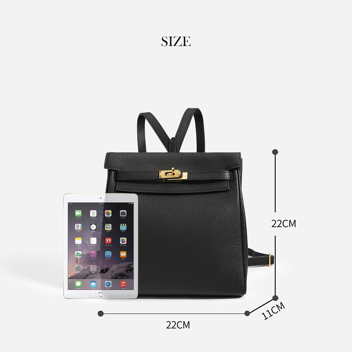 Top Grain Leather Inspired Kelli Backpack