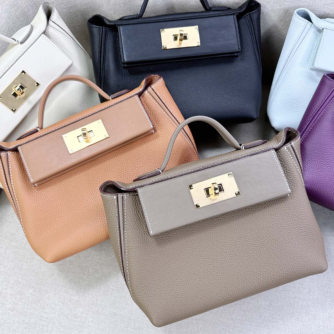 Inspired Mini 24/24 Bag Gold Evercolor and Swift Gold Hardware