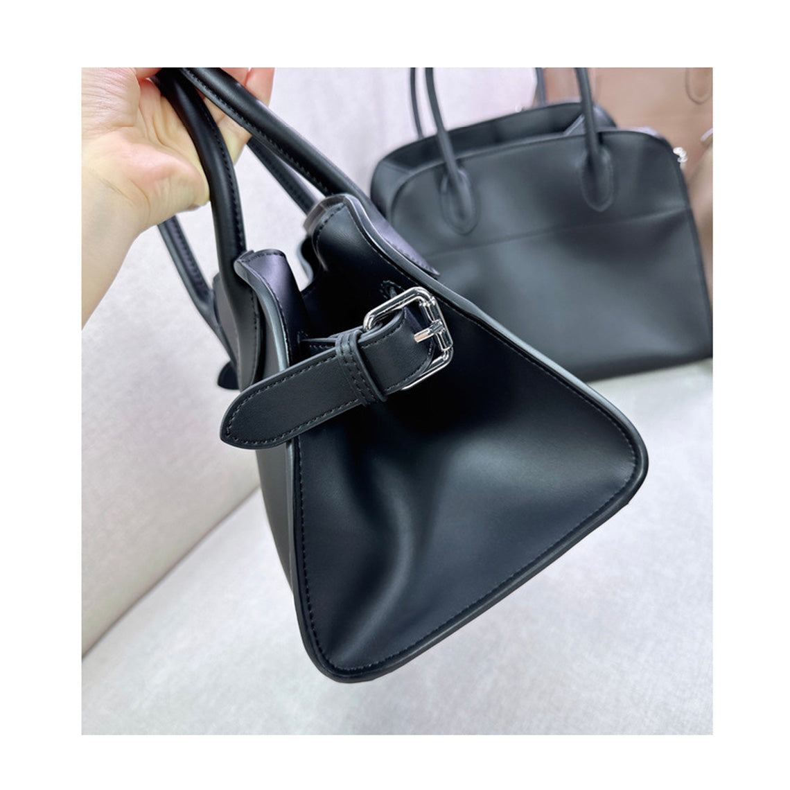 Inspired Margaux Tote Bag Leather Handbag