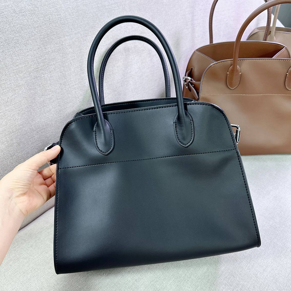 Inspired Margaux Tote Bag Leather Handbag